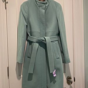 J Crew Classic Day Coat (belted) Sz 10